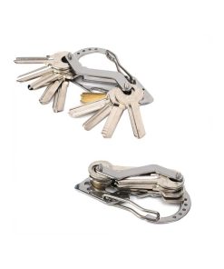 Survival Karabiner Key Organizer Schlüssel Schlüsselanhänger Edelstahl Outdoor Multitool Schlüsselanhänger Hummerklaue