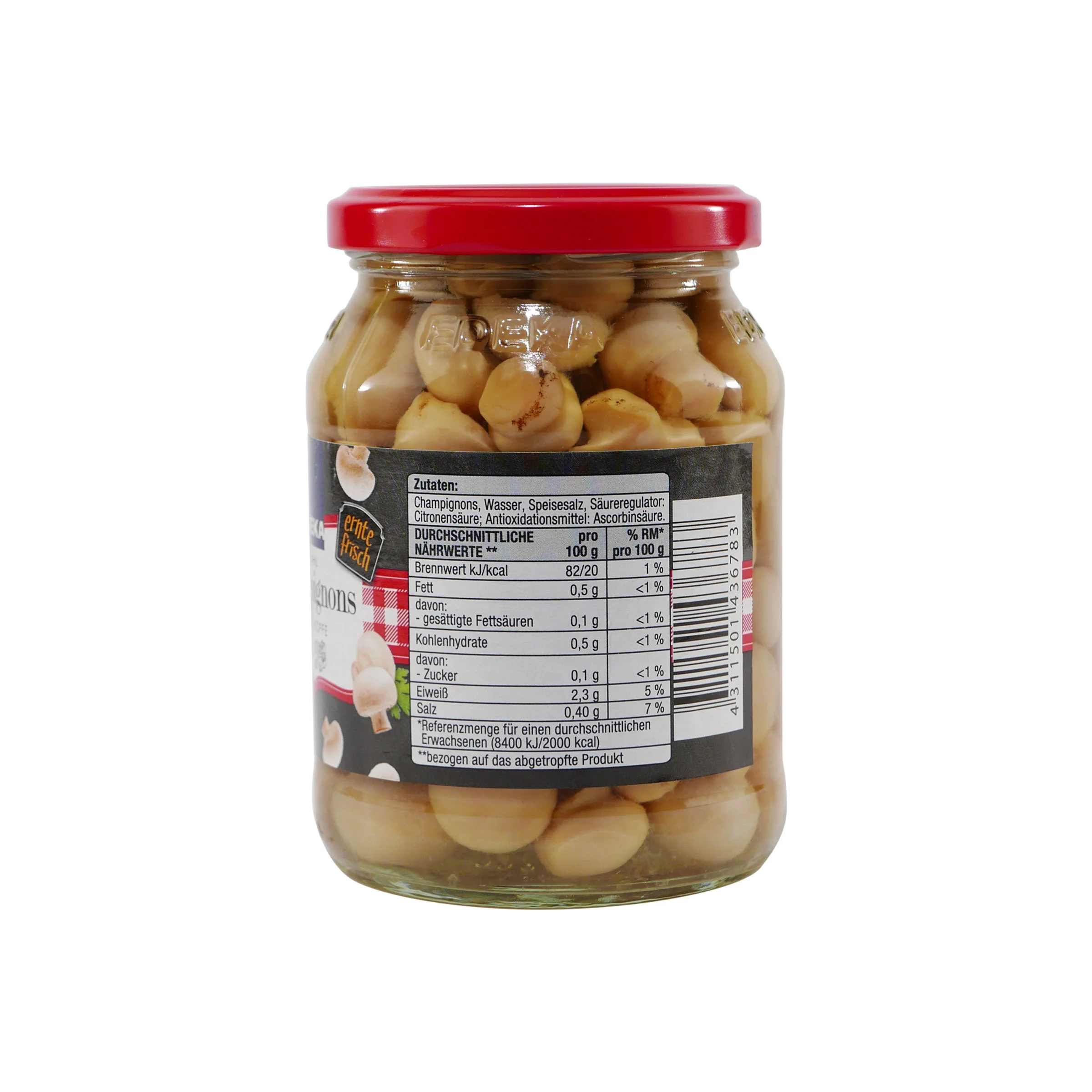 Edeka Champignons Ganze Köpfe Minis (6 x 330g) – Bild 4